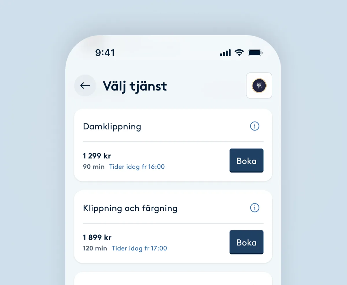 Bokningskalendern i Bokadirekts admin