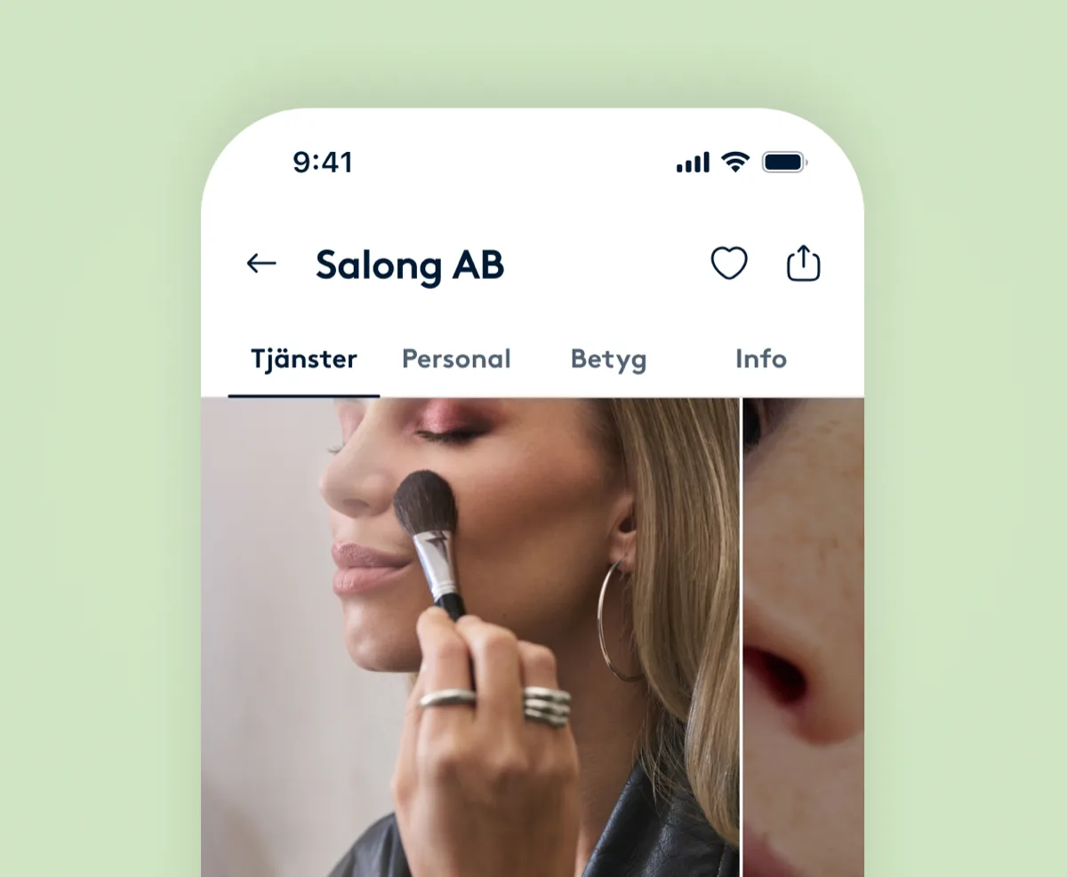 Företagsprofil på Bokadirekt