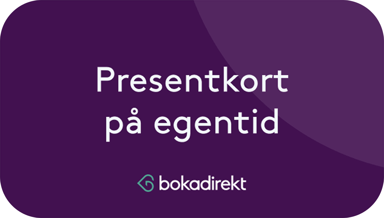 Presentkort på 2000 kr från Bokadirekt